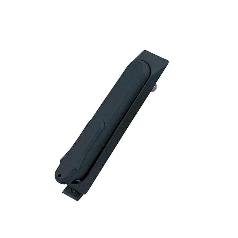 スガツネ工業　DIRAK　スイングハンドル 207-92型 プロファイルシリンダータイプ ロッドラッチ用　ブラック　【品番：207-9206】