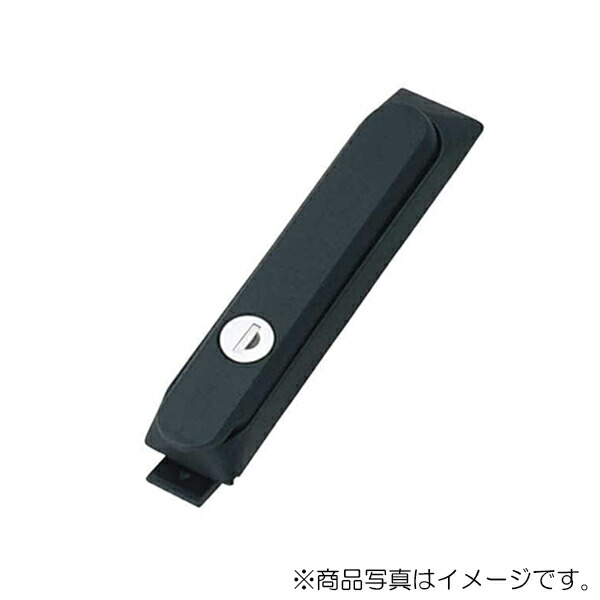 スガツネ工業 DIRAK スイングハンドル 507-92型 丸型シリンダー錠タイプ ロッドラッチ用 ブラック 【品番:507-9263-D】|住設プロ 店