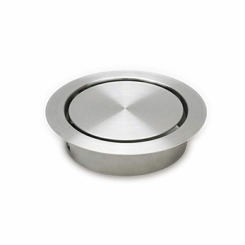 スガツネ工業 LAMP ステンレス ダンパー付屑入投入口 AD-GD型 蓋付 PAT 【品番：AD-GD011-HL】