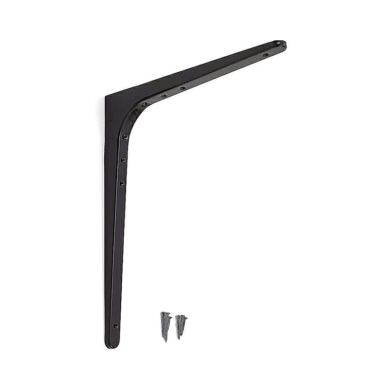 スガツネ工業　LAMP　棚受 BTK型　ブラック　【品番：BTK-480B】
