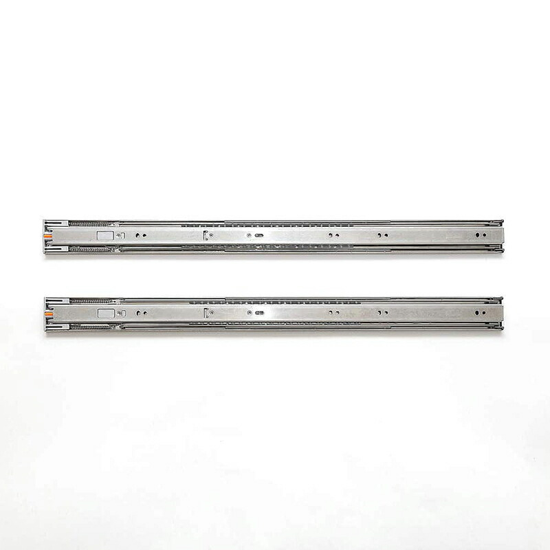 スガツネ工業　LAMP　ステンレス スライドレール ESR4670 セルフ＆ソフトクロージング機構付　【品番：ESR4670-24】