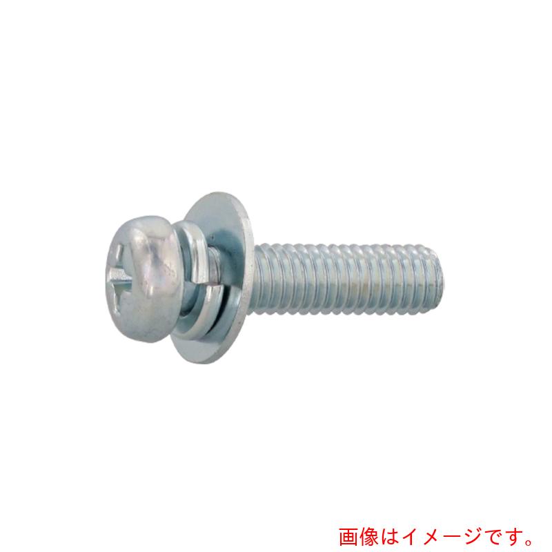 サンコーインダストリー（SUNCO）　組込みねじ　（＋）ナベＰ＝３（鉄（または標準）・クローム）　Ｍ４×５（１３００本入）　【品番：10-00-0003-00400050-06】