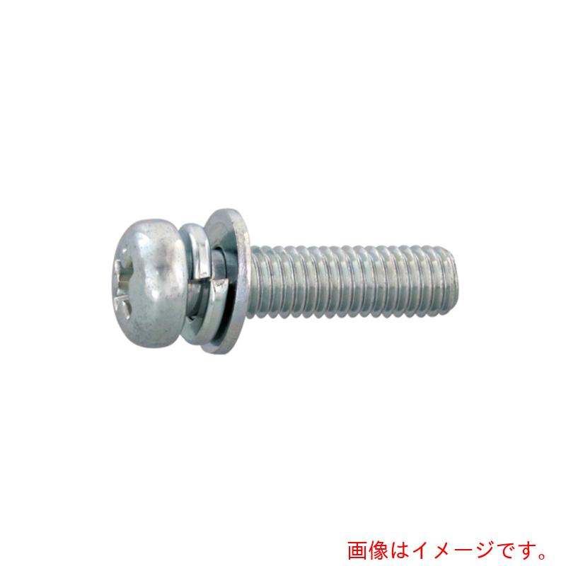サンコーインダストリー（SUNCO）　組込みねじ　（＋）ナベＩ＝３（鉄（または標準）・三価ホワイト）　Ｍ３×４（１８００本入）　【品番：10-00-0013-00300040-03】