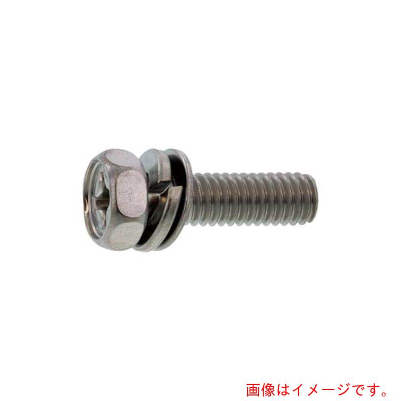 サンコーインダストリー（SUNCO）　組込みねじ　（＋）アプセットＰ＝４（鉄（または標準）・クローム）　Ｍ６×１２（３５０本入）　【品番：10-00-0104-00600120-06】