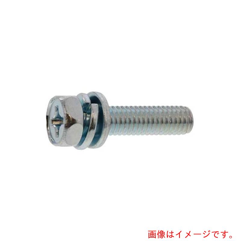サンコーインダストリー（SUNCO）　組込みねじ　（＋）アプセットＩ＝４（鉄（または標準）・三価ホワイト）　Ｍ４×８（１０００本入）　【品番：10-00-0114-00400080-03】
