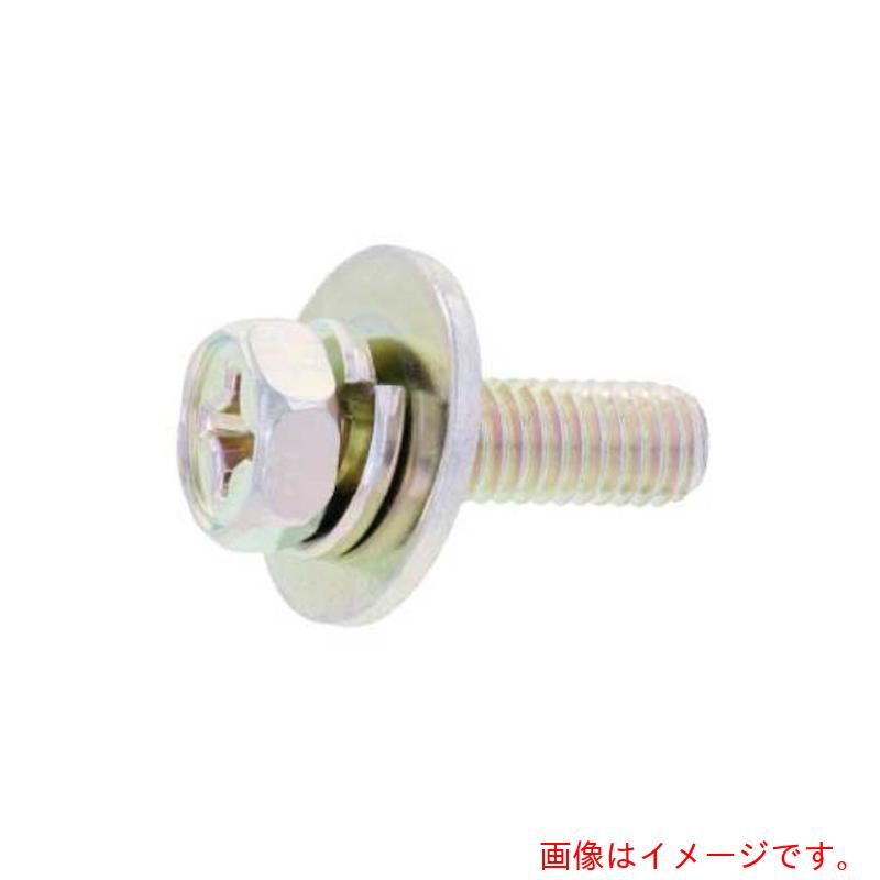 サンコーインダストリー（SUNCO）　組込みねじ　（＋）アプセットＰＤ＝３（Ｗ特寸（鉄（または標準）・ＢＣ（黒クロメート））　Ｍ６×１５（２５０本入）　【品番：10-00-01W9-18160615-10】