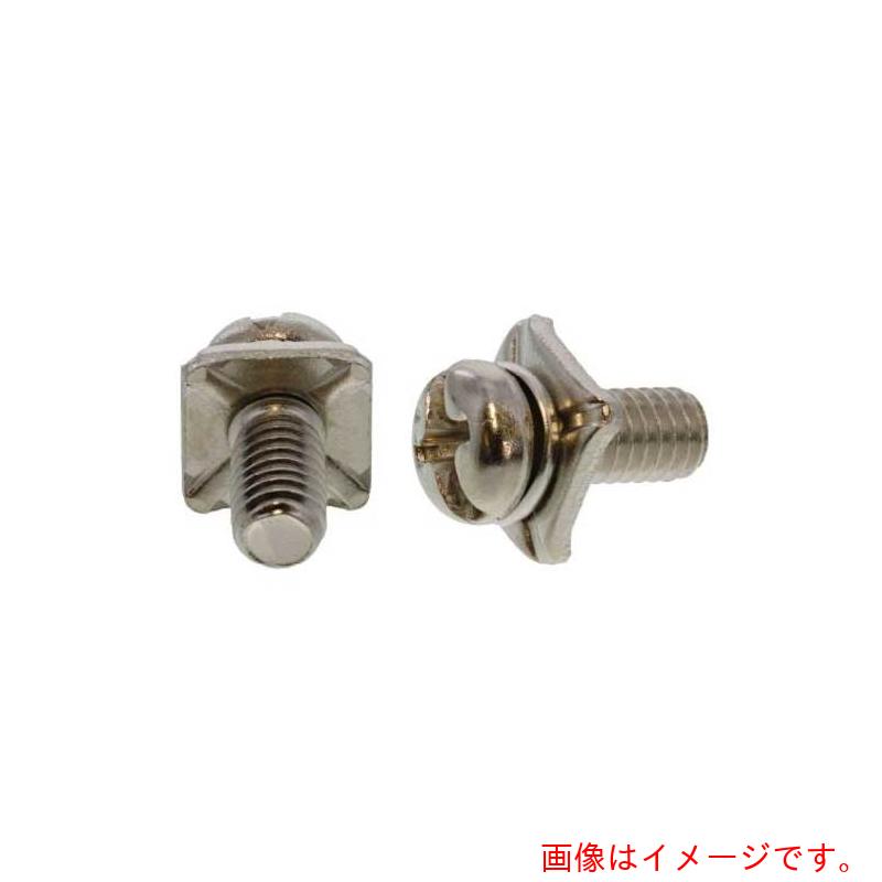 サンコーインダストリー(SUNCO) 三価ホワイト 端子ねじ+-ナベSK形 角座6.4×1.0対角押 3×8 (0) (2500本入) 【品番:10-00-0271-00300080-03】
