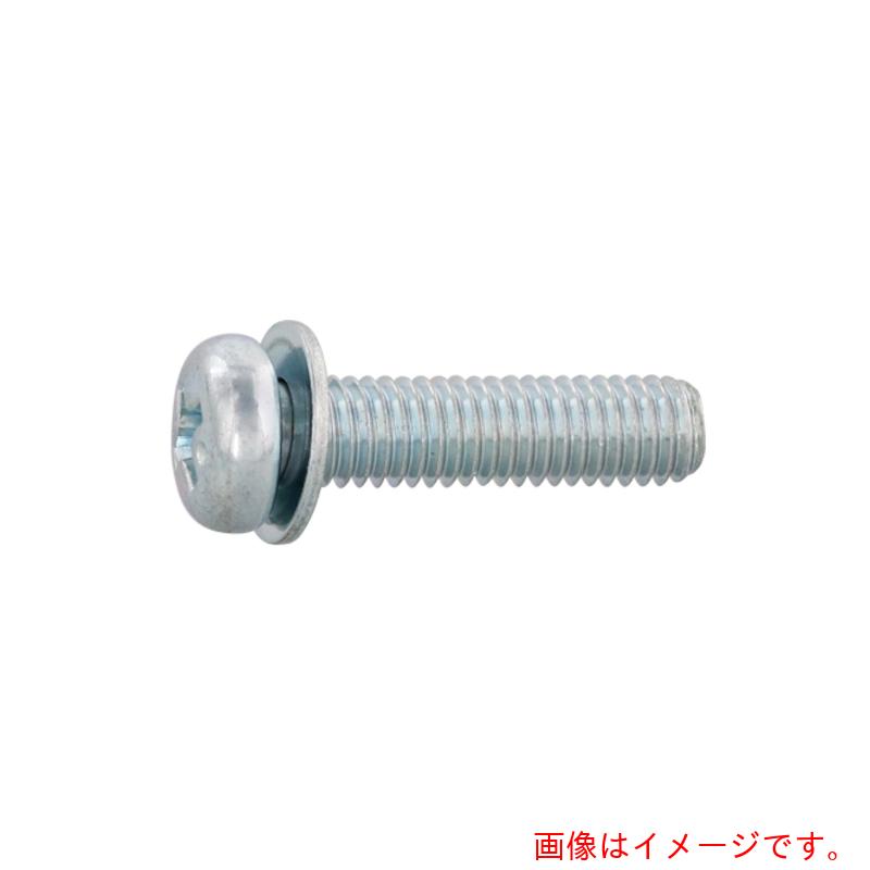 サンコーインダストリー（SUNCO）　組込みねじ　（＋）ナベＰＫ＝１（黄銅・ニッケル）　Ｍ３×８（２５００本入）　【品番：10-01-0007-00300080-05】