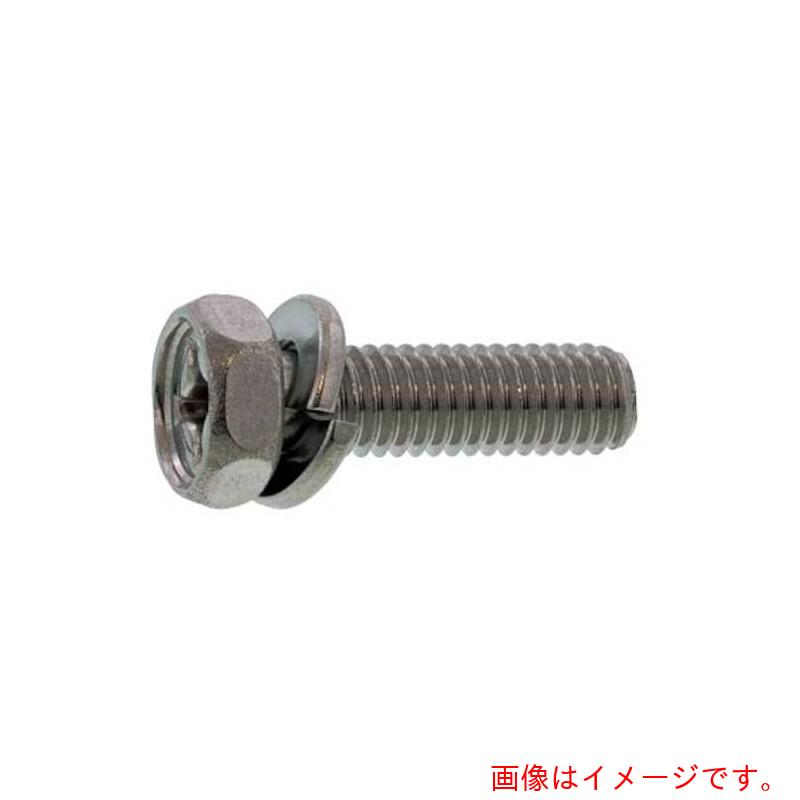 サンコーインダストリー(SUNCO) 組込みねじ (+)アプセットP=2(黄銅・ニッケル) M5×8(700本入) 【品番:10-01-0102-00500080-05】|住設プロ 店