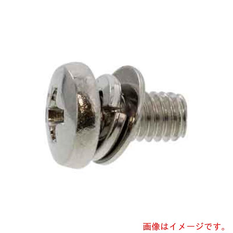 サンコーインダストリー(SUNCO) 組込みねじ ピタック(+)バインドP=4(黄銅・ニッケル) M4×8(1500本入) 【品番:10-01-P404-00400080-05】|住設プロ 店