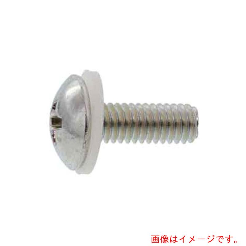 サンコーインダストリー（SUNCO）　組込みねじ　（＋）トラスＰ＝Ｎ（ナイロンＷ組（ＳＵＳ（ステンレス）・生地（または標準））　Ｍ４×１２（５００本入）　【品番：10-02-N300-00400120-00】