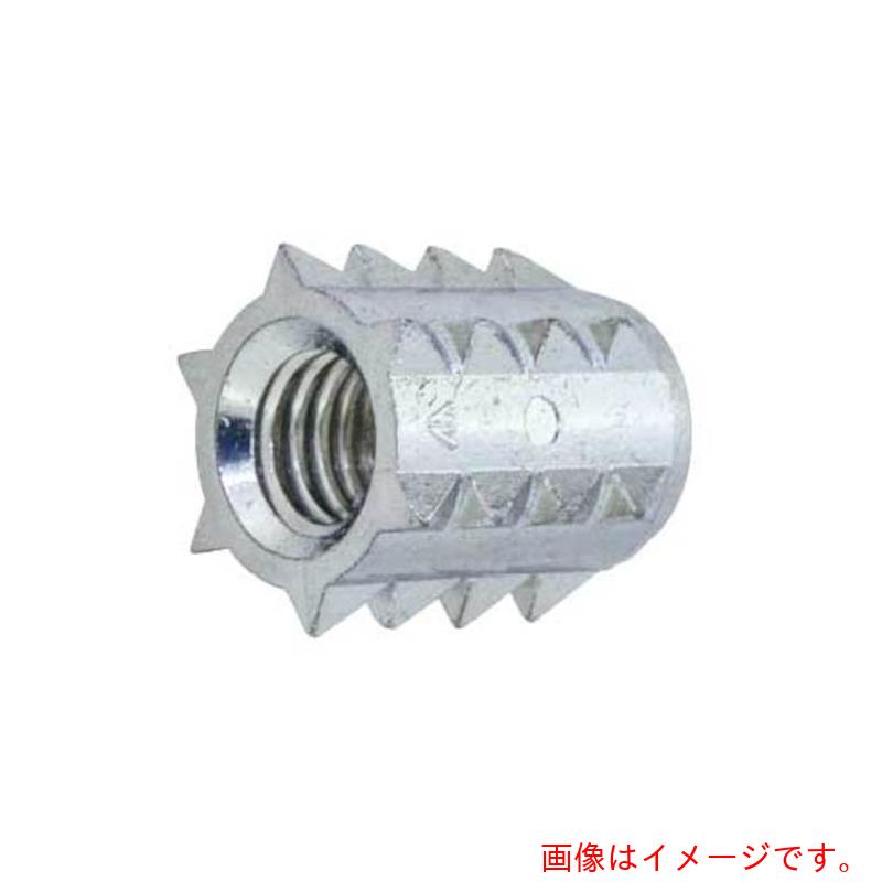 サンコーインダストリー(SUNCO) 三価ホワイト 鬼目ナット Aタイプ 5 X 10 (500本入) 【品番:61-00-000A-00500100-03】