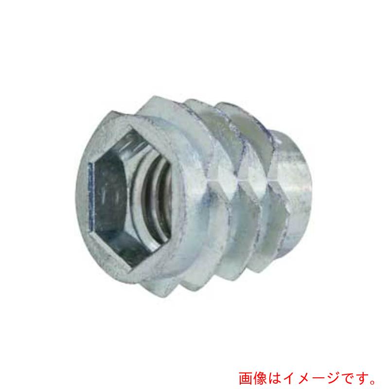 サンコーインダストリー（SUNCO）　三価ホワイト　鬼目ナット　Ｅタイプ　４　Ｘ　１０　（７５０本入）　【品番：61-00-000E-00400100-03】