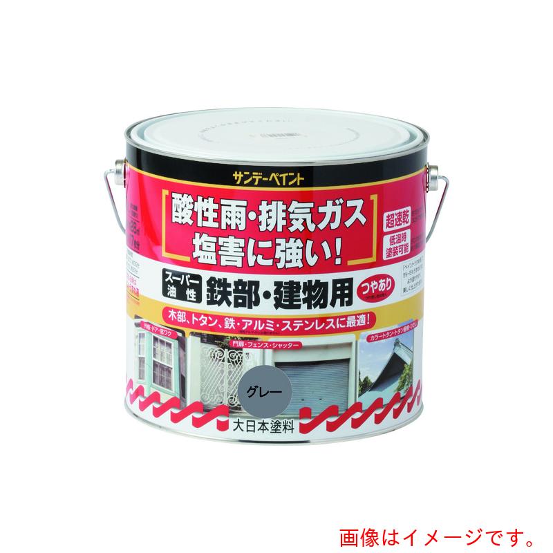 サンデーペイント　スーパー油性鉄部・建物用　空色　３Ｌ　【品番：251445】