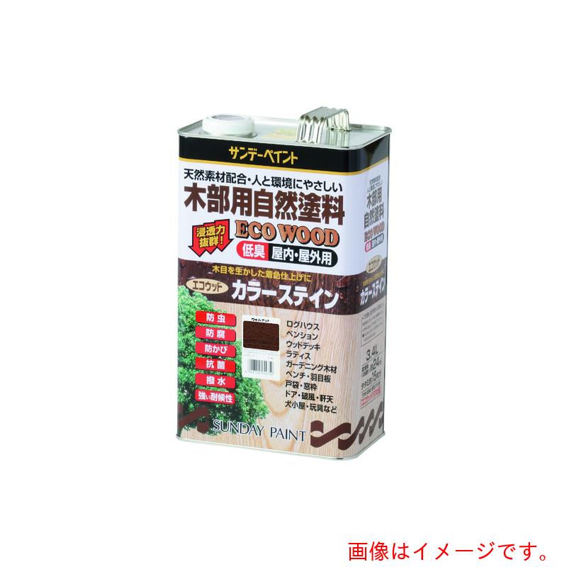 サンデーペイント　エコウッドカラーステイン　パイン　３４００Ｍ　【品番：267941】
