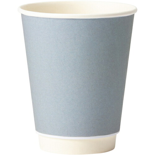 サンナップ（SUNNAP）　紙コップ　エアウォールカップ　ブルーグレー　２６０ＭＬ　２５Ｐ　【40個】　【品番：C2625EWBG】｜住設プロ　店