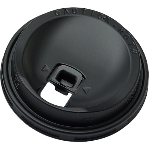 サンナップ（SUNNAP）　厚紙カップ４００ｍｌ用蓋リフトアップリッド黒　【60個】　【品番：CRU4050BK】 24,412円