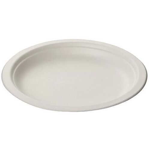 サンナップ（SUNNAP） 紙皿 サトウキビモールドプレート １８ｃｍ ５０Ｐ 【30個】 【品番：P1850MLD】