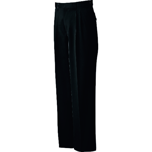 サンエス（SUN・S）　夏　ツータックパンツ　ブラック色　１１０サイズ　【品番：WA10474-9-110】