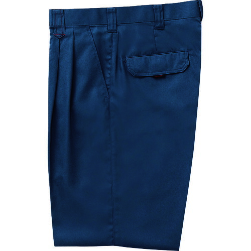 サンエス（SUN・S）　夏　ツータックパンツ　ナノネイビー色　７０サイズ　【品番：WA10494-3-70】