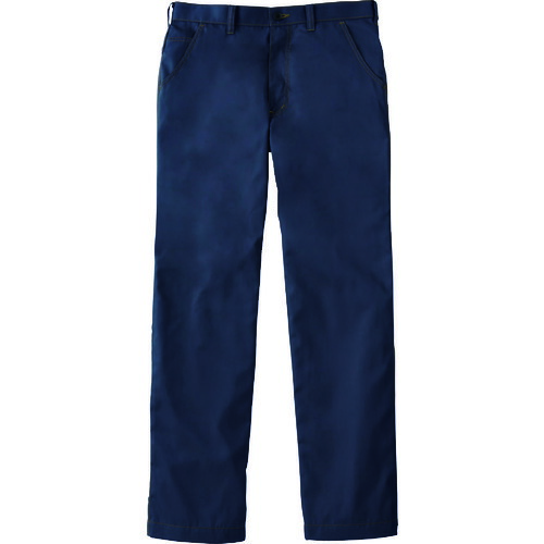 サンエス(SUN・S) 夏 ノータックパンツ ネイビー色 110サイズ 【品番:WA11714-3-110】