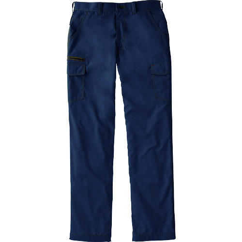 サンエス（SUN・S）　夏　ノータックカーゴパンツ　ネイビー色　１０５サイズ　【品番：WA11715-3-105】