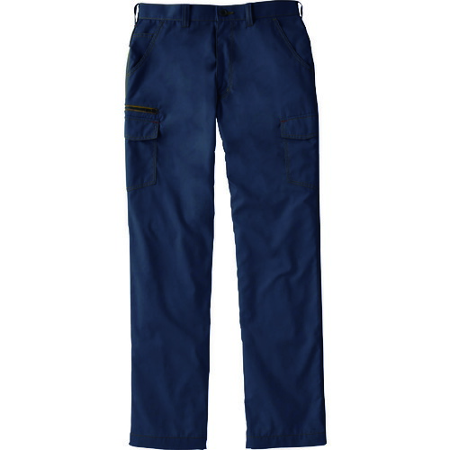 サンエス（SUN・S）　夏　ノータックカーゴパンツ　ネイビー色　７０サイズ　【品番：WA11715-3-70】