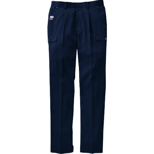 サンエス（SUN・S）　夏　ワンタックカーゴパンツ　ネイビー色　７６サイズ　【品番：WA11815-3-76】