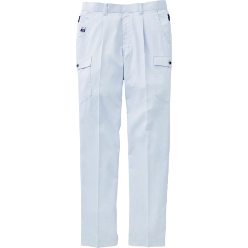 サンエス（SUN・S）　夏　ワンタックカーゴパンツ　シルバー色　７６サイズ　【品番：WA11815-6-76】