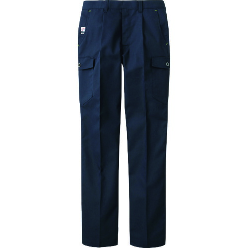 サンエス（SUN・S）　冬　ワンタックカーゴパンツ　ネイビー色　７６サイズ　【品番：WA21815-3-76】
