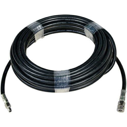 ★スーパー工業 高圧ホースASY YL 3/8×50m SUSワンタッチ * 【品番:04T54031051】