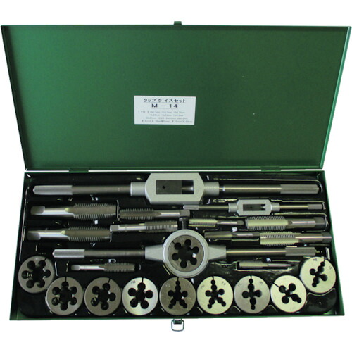 ライト精機　ライト　タップダイスセットＭ－１４　【品番：M-14】