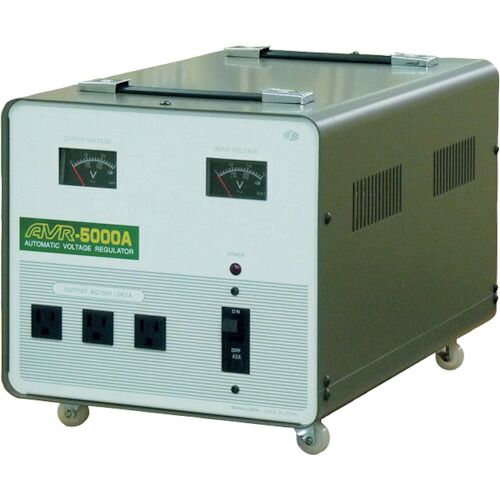 【別途送料あり】スワロー電機（SWALLOW）　交流定電圧電源装置　摺動式　【品番：AVR-5000A】｜住設プロ　店