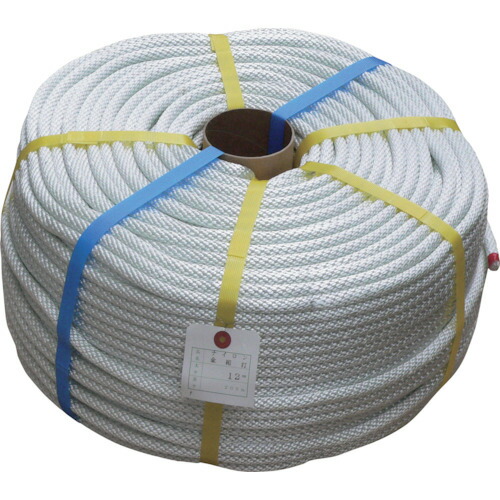 高木綱業　ナイロン金剛打ロープ　１２ｍｍＸ２００ｍ　【品番：364142】