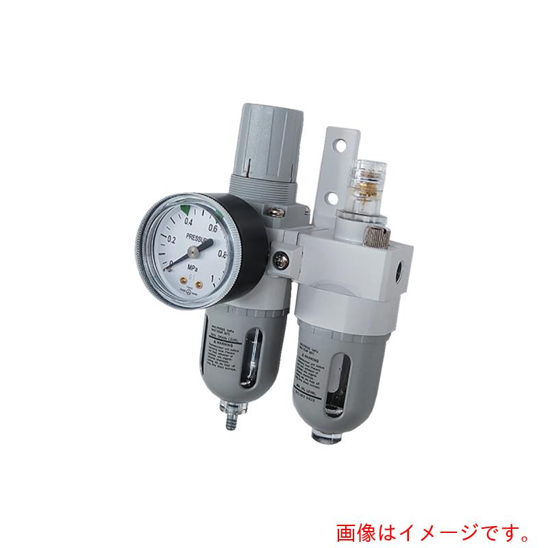 Parker TAIYO エアコントロールユニット/2点セット(D型圧力計、ブラケット付) 【品番:SKL3-06-BD】|住設プロ 店