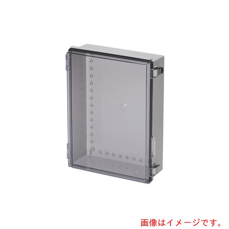 タカチ電機工業（TAKACHI） 防水・防塵ボックス 透明／ホワイトグレー ３００×４００×１２１ 【品番：BCAP304012T】