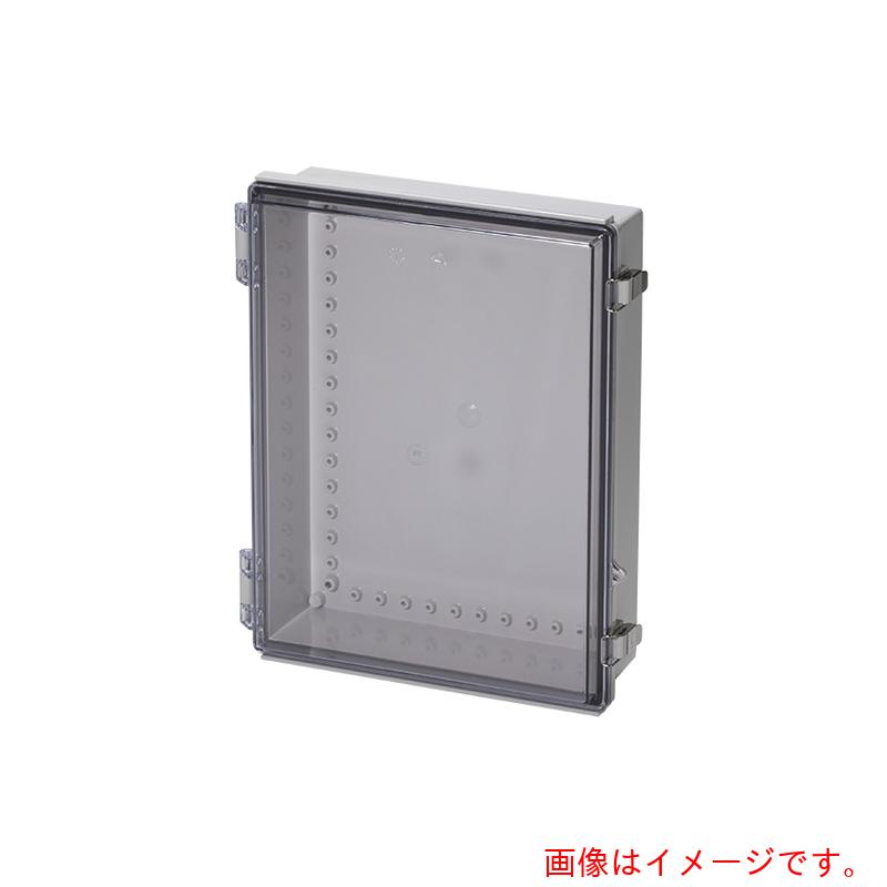 タカチ電機工業（TAKACHI）　防水・防塵ボックス　透明／ホワイトグレー　３５０×４５０×１２０　【品番：BCAP354512T】
