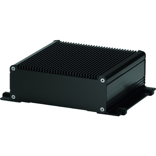 タカチ電機工業(TAKACHI) フランジ足付ヒートシンクアルミケース ブラック 【品番:EXHF19-8-29BB】