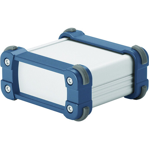 タカチ電機製作（TAKACHI） 隅っこ差し固める付アルミケースアルミパネルタイプ しろがね色／インディゴ 【品番：EXP20-9-19SI】