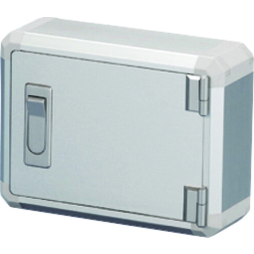 タカチ電機工業（TAKACHI）　開閉式コントロールボックス　鍵なしタイプ　シルバー／グレー　【品番：FCW15-40-30NGS】