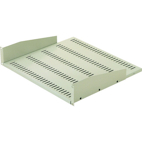 タカチ電機工業(TAKACHI) 放熱穴付EIAラック収納棚 2U ベージュ塗装 【品番:HRE88-315A】
