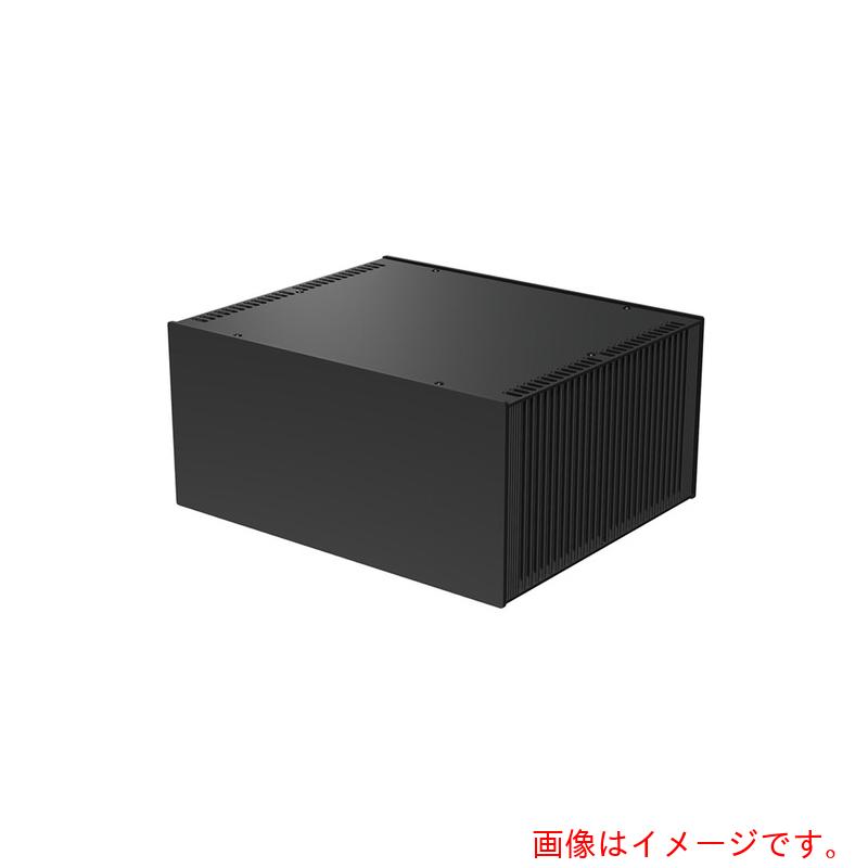 タカチ電機産業（TAKACHI） 縦型ヒートシンク式アルミサッシケース 黒いこと 【品番：HY133-28-23BB】