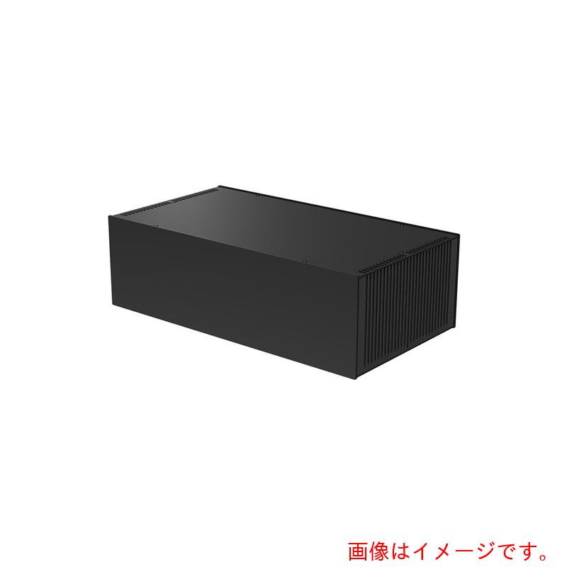 タカチ電機製作（TAKACHI） 縦型ヒートシンク式アルミサッシケース 黒いこと 【品番：HY133-43-23BB】