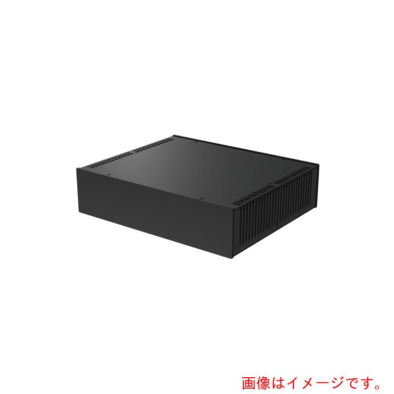 タカチ電機製作（TAKACHI） 縦型ヒートシンク式アルミサッシケース 黒いこと 【品番：HY70-28-23BB】
