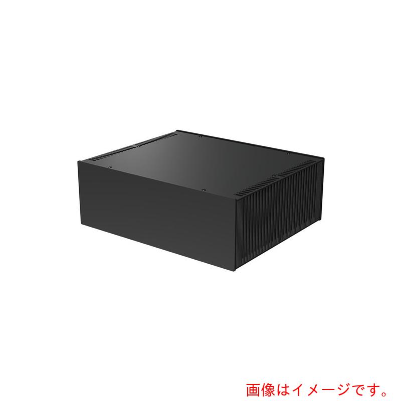 タカチ電機工業（TAKACHI）　縦型ヒートシンク式アルミサッシケース　ブラック　【品番：HY99-28-23BB】