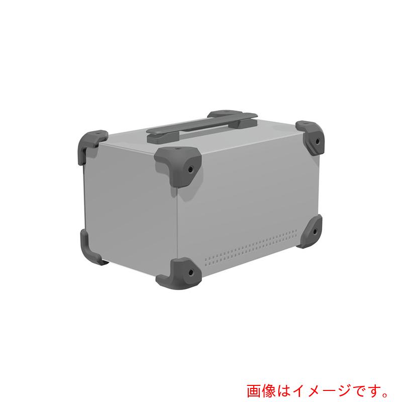 タカチ電機工業（TAKACHI）　コーナーガード付ケース　メタリックシルバー／グレー　【品番：MCG18-16-28SG】