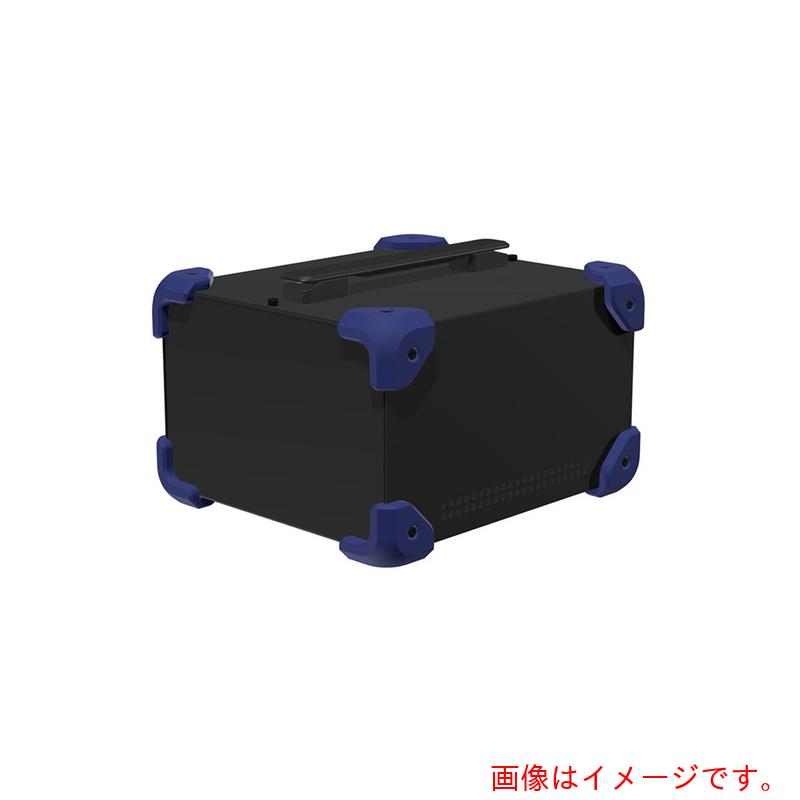 タカチ電機工業（TAKACHI）　コーナーガード付ケース　ブラック／ネイビー　【品番：MCG21-14-24BN】