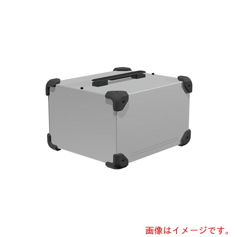 タカチ電機工業（TAKACHI）　コーナーガード付ケース　メタリックシルバー／ブラック　【品番：MCG26-18-30SB】