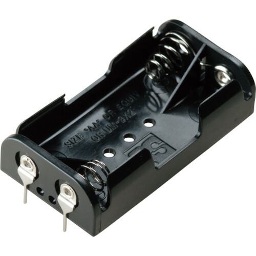 タカチ電機工業（TAKACHI）　ピン付電池ホルダー　【品番：SN3-2PC-P】