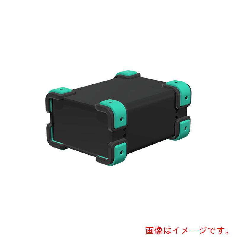 タカチ電機工業（TAKACHI）　コーナーガード付アルミケース　ブラック／エメラルド　【品番：UCG15-9-20BE】 7,092円